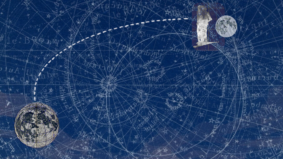 Pamela Phatsimo Sunstrum, film still from To The Moon, 2014. Courtesy of the artist, Galerie LeLong & Co., and Goodman Gallery