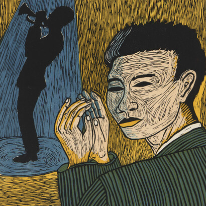 The Master Printer, The Artist, and the Publisher. Courtesy of Catharine Clark Gallery