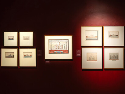 The mute eloquence of the Taj Mahal, exhibition view. Courtesy of DAG