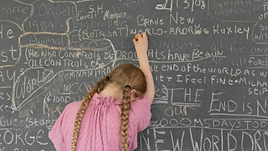 Homeschooling Chalkboard, Tennessee, 2008 © Lucas Foglia