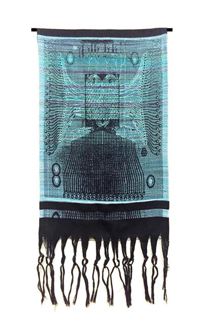 Robin Kang, Connecticut Yankee in King Authors Court, Hand Jacquard Woven, Hand Dyed Cotton,
2015
