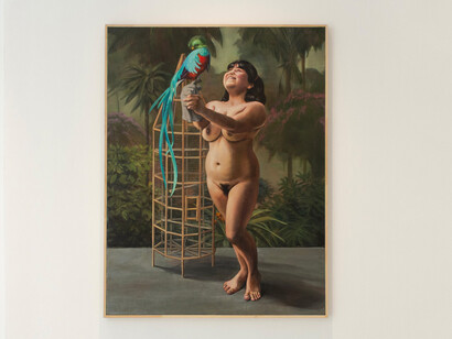 Gilberto Aceves Navarro and Daniel Lezama, Profundo México, exhibition view. Courtesy of Hilario Galguera Gallery