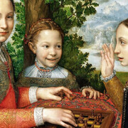 Sofonisba Anguissola, The game of chess (detail), 1555. Courtesy of Národní galerie Praha