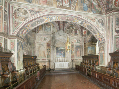 Palazzo Pubblico, Museo Cívico, Capilla de los Lores, Municipio de Siena en Italia