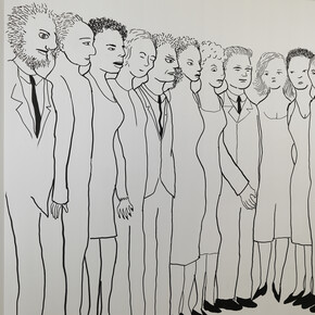 David Byrne, On view, exhibition view. Courtesy of Pace Gallery