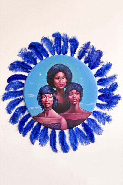 Lanise Howard, The trilogy (detail), 2025. Courtesy of Mindy Solomon Gallery