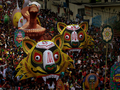 Festivity, Celebration "Pahela Baishakh" with 'Mangal Shobhajatra', Bangladesh