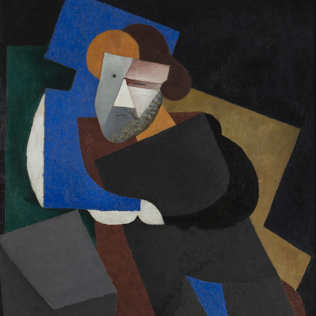 «Retrato de Maximiliano Volonchine» (1916), Diego Rivera 
