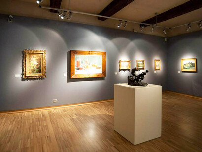 Una sala della Pinacoteca del Divisionismo di Tortona