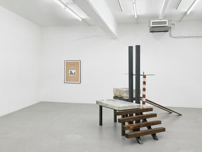 Various artists, Né qui, né altrove. On domestication, exhibition view. Courtesy of ArtNoble Gallery 