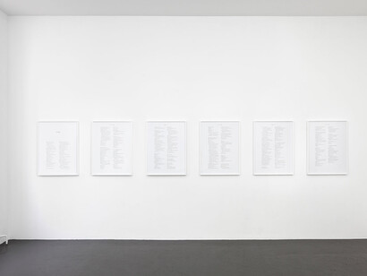 Alejandro Cesarco, Exhibition view. Courtesy of The Renaissance Society