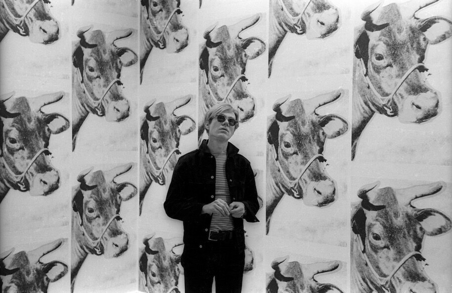 © Estate of Fred W. McDarrah - Andy Warhol & 'Cows', 196