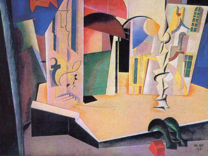 Ignatiy Nivinskiy, Moscú (1881-1933). La princesa Turandot (1922) Diseño de escenografía de Turandot, la opera de Puccini basada en el cuento de hadas de Carlo Gozzi de 1762