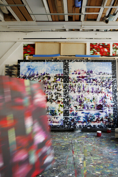 View of the artist’s studio. Photo credit : David Bordes
Courtesy of the artist and Galerie Nathalie Obadia, Paris/Brussels