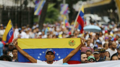 Protestas en las calles de Venezuela