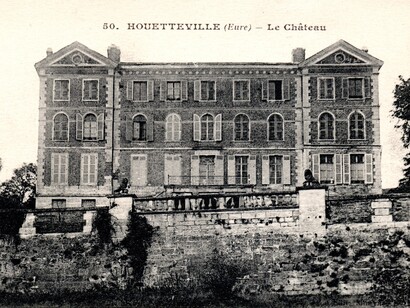 Manoir d’Houetteville, avant la reconstruction par Jacquelin