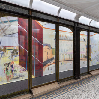 Yann Kebbi, Chantier, exhibition view. Courtesy of Fondation Cartier. Photo by Martin Argyroglo