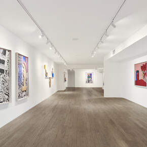 Noa Yekutieli, The intimacy of distance, exhibition view. Courtesy of Hannah Traore Gallery 