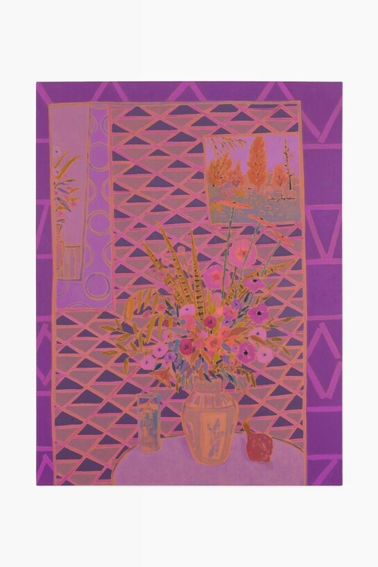 John McAllister, seemed serene blazing, 2016 Oil on canvas 104,1 x 78,7 cm 41 x 31 inches