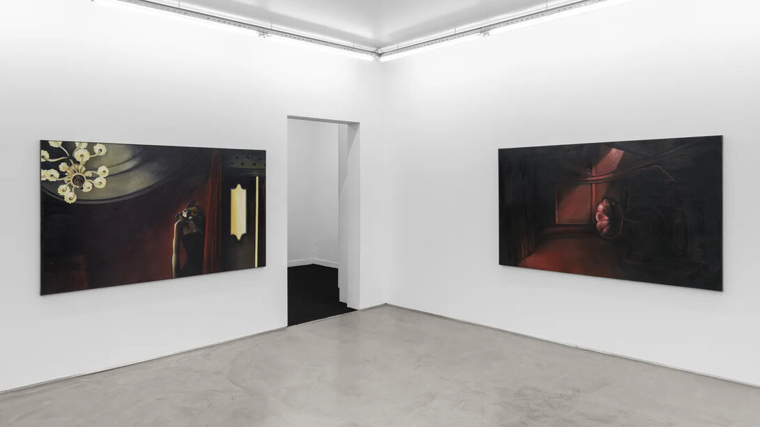 Augustin Katz & William Basinski, Unentitled (study for a room), exhibition view. Courtesy of Galerie Derouillon