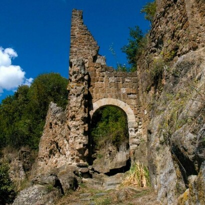 Entry arch to Monterano