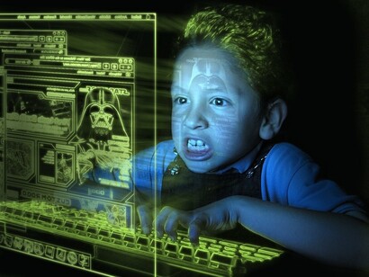 The web triggers children's aggression