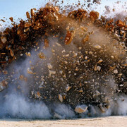 Naoya Hatakeyama. Blast #15 from a series of 17 chromogenic prints. 8 in. x 10 in (20.32 cm x 25.4 cm). San Francisco Museum of Modern Art, promised gift of Kurenboh © Naoya Hatakeyama, courtesy Taka Ishii Gallery
