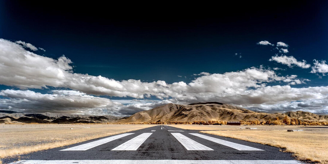 "Runway Nowhere" by Jean-christophe Dick. Courtesy of The Museum of Flight 