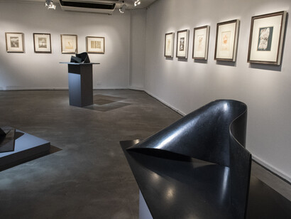 Vechy Logioio, Travesía, vista de exhibición. Cortesía del Museo de Arte Moderno de Buenos Aires