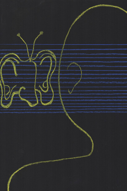 Eduardo Navarro, (breathspace), 2020. Pastel drawing on paper. Courtesy of the artist