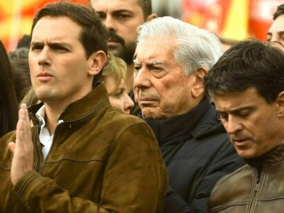 Rivera, Vargas Llosa y Valls