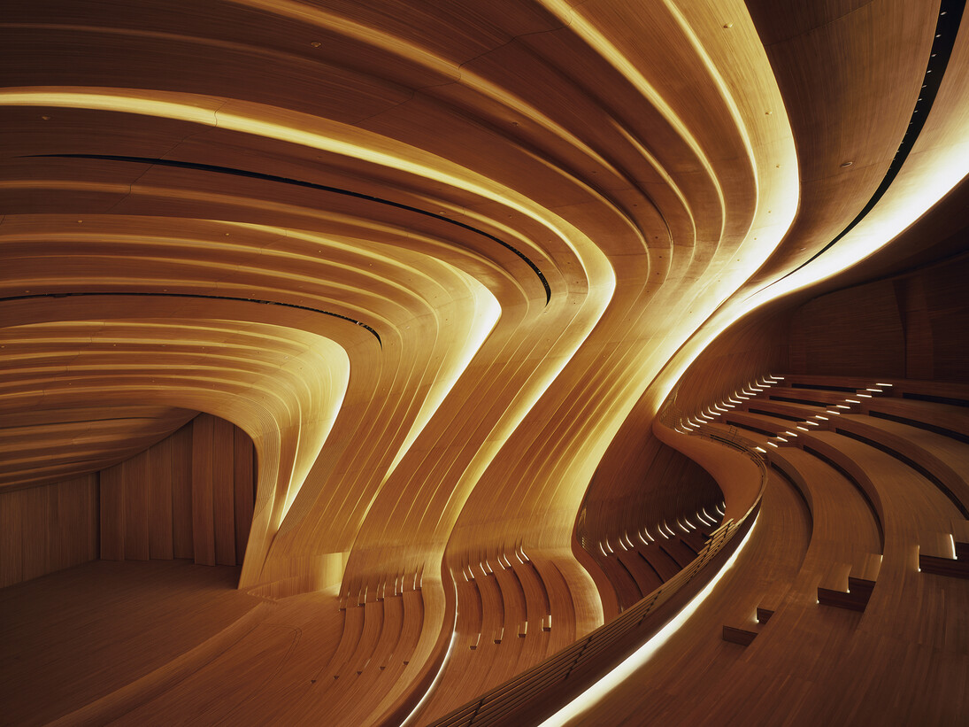 Zaha Hadid, Heydar Aliyev Centre, Baku, Azerbaijan, 2014, © Helene Binet, photo courtesy Zaha Hadid Architects, London