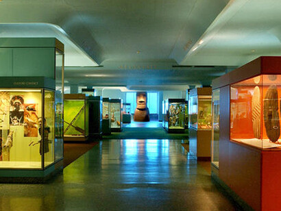 Margaret Mead Hall of Pacific Peoples, Exhibition view. Courtesy of American Museum of Natural History