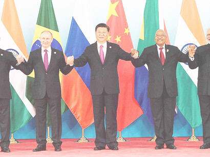 Participants in the BRICS summit 2017, Xiamen, China