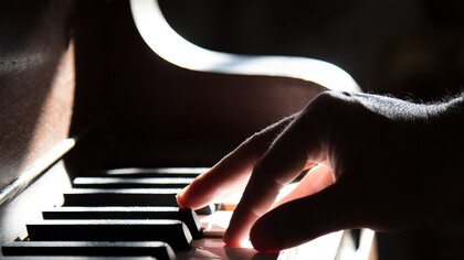 Il movimento delle mani dei pianisti