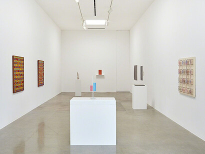 Early Work 1964-1975, Exhibition view. Courtesy of Kayne Griffin Corcoran