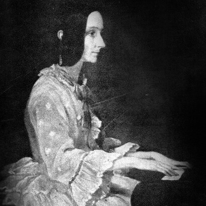 Ada Lovelace, ritratta al pianoforte, nel 1852