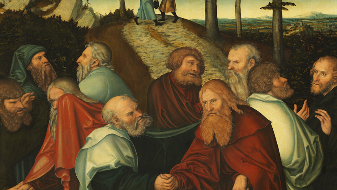 Lucas Cranach the Elder, The Parting of the Apostels, nach 1540. Nationalmuseum Stockholm, Foto: Anna Danielsson/Nationalmuseum
