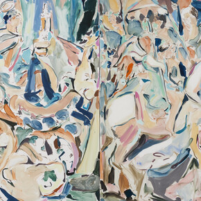 Tomo Campbell, There, 2018, oil on canvas, courtesy of Cob Gallery