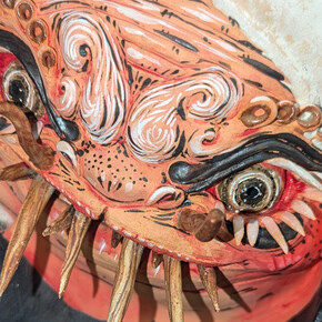 Sami Tsang, Dark Waters, Luminescent dreams (detail), 2025. Courtesy of Claire Oliver Gallery