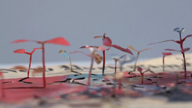 El arte de Yuken Teruya:cortar papel para formar árboles 