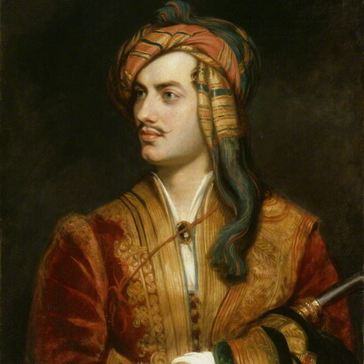 Lord Byron in Albanian dress