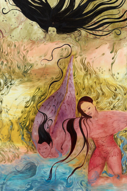 Naudline Pierre, At the river (detail), 2026. Courtesy of Akron Art Museum