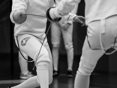 Scherma, particolare