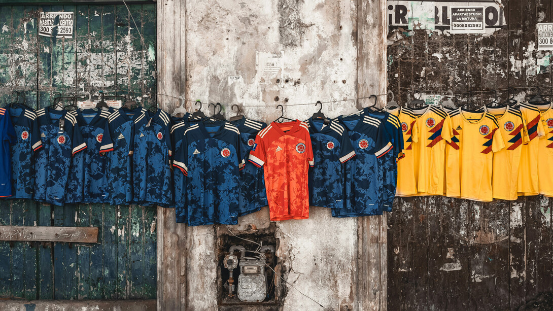 Camisetas oficiales de la selección colombiana de fútbol