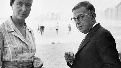 Simone De Beauvoir e  Jean-Paul Sartre
