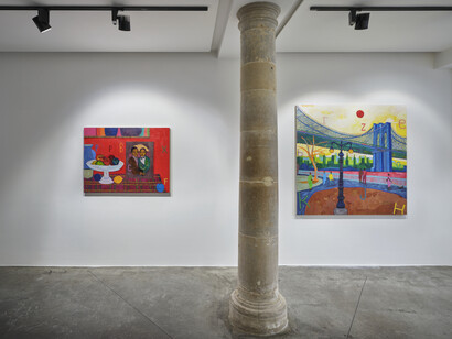 Khalif Tahir Thompson, Beautiful land, exhibition view. Courtesy of Zidoun‐Bossuyt Gallery