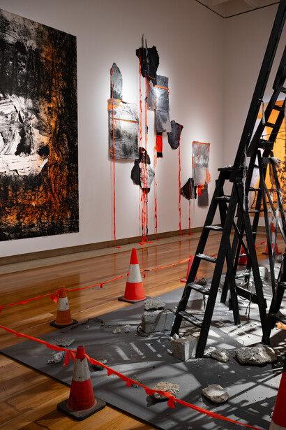 Pat Hoffie, I have loved/I love/I will love, exhibition view. Courtesy of Queensland Art Gallery