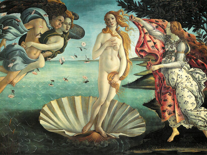 «El nacimiento de Venus» (1484), Botticelli
