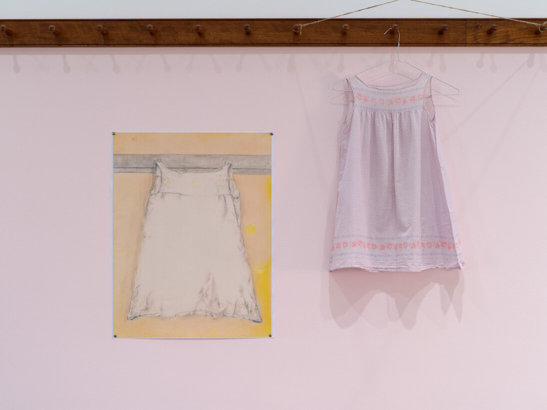 Dominique Gonzalez-Foerster, euqinimod & costumes, 2014, Mixed media installation, 15 ft x 40 ft 3 inches x 15 ft
